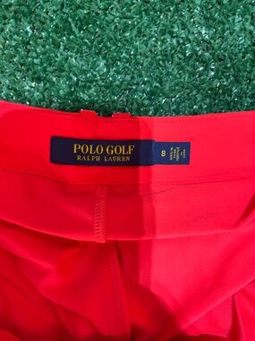 Polo by Ralph Lauren Red Golf Skort
